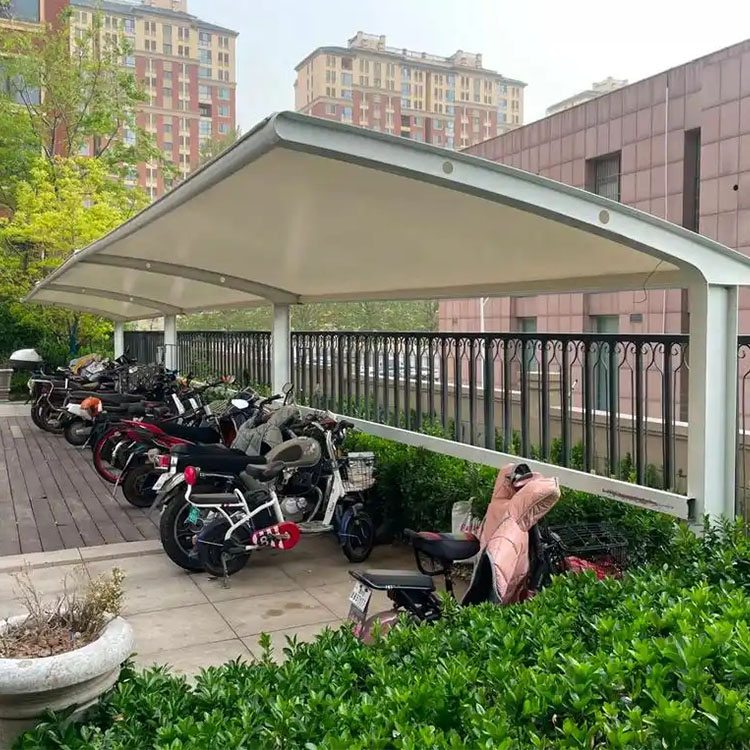 三沙膜结构电动车棚