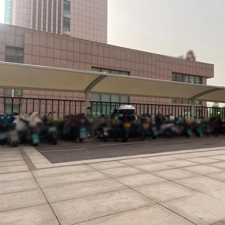 三沙膜结构电动车棚