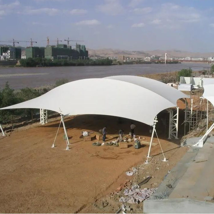 三沙膜结构汽车棚